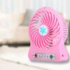 Portable Rechargeable Mini Fan Air Cooler Mini Desk Fan USB Cooling Rechargeable Handheld Fans