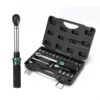 Double Scale Torque Wrench Set MTB Bike Socket Spanner Bicycle Motorcycle Ratchet Repair Toolbox Kit