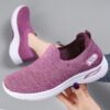 Breathable Casual Outdoor Light Weight Sports Shoes Walking Sneakers Fashion Women Running Flats