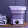 Portable Small Foldable Washing Machine with Spin Dryer For Socks Underwear Panties Washer Household Mini Washing Machine