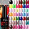 Colorful Gel Nail Polish Long Lasting For Manicure Semi Permanent Base Top Coat Nail Art UV Gel Varnish