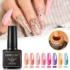 Gel Nail Polish Semi Permanent Sequin Sheet Glitter Gloss UV LED Nail Art Designs Gel Varnish for Professionals and Self Use