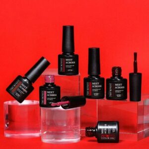 Red Gel Nail Polish Long-Lasting French Style Gel Nail Supplies For Manicure DIY Design Nail Art Varnish
