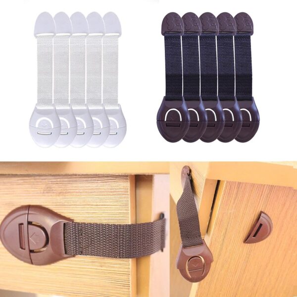 Door Lock Baby Safety Home Baby Protection Refrigerator Drawer Lock For Kids Safety Security Protector Baby Care
