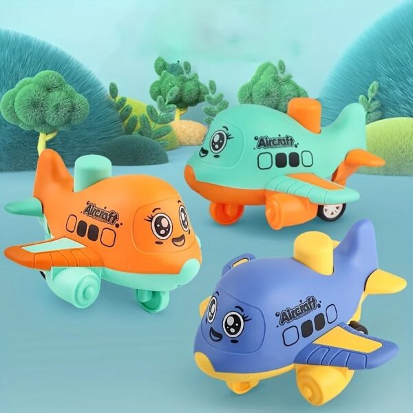 Aircraft Inertia Boys Kids Toys, Kids Educational Toys, Miniature Toys, Children Cartoon Plane Toy Inertia Toy