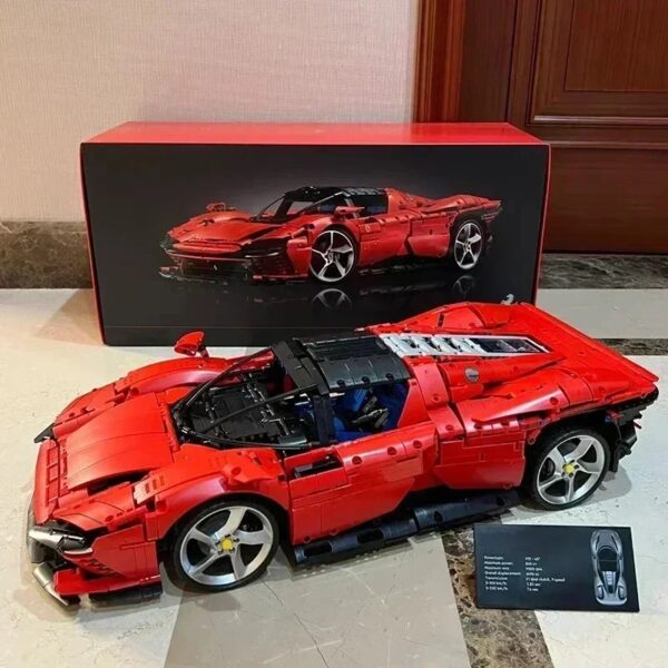Supercar Model Technical Building Block Bricks Toys for Kids Boys Girls Christmas Birthday Gifts