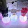 Kitty Night Light Luminous Children's Toy Bedside Lamp Anime Cartoon Kuromi Cinnamoroll Cute Children's 1