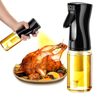 Oil Spray Pot Kitchen Household Edible Olive Oil Spray Bottle Atomized Misty Oil Tank Air Fryer Spray Bottle