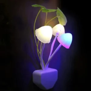 Novelty Mushroom Fungus Night Light Light Sensor LED Colorful Mushroom Lamp Led Night Lights 1