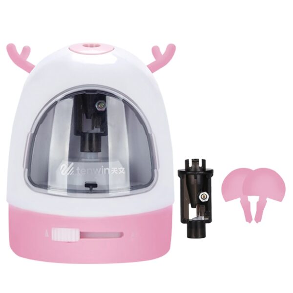 Electric Pencil Sharpener Cartoon Automatic Pencil Sharpener Stationery for Students School Supplies