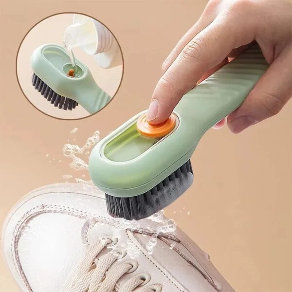 Automatic liquid laundry brush with soap dispenser multifunctional hydraulic cleaning brush, shoe brush, cleaning brush, cleaner