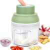 Mini Food Processor USB Charging Powerful Motor Ginger Masher Chili Meat Blender Mincer Kitchen Food Mixer Tools