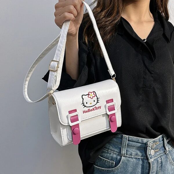 Anime Sanrio Crossbody Bags Hello Kitty Melody Kuromi Cinnamon Girls Women Luxury Brand Bag High Quality Designer Bags