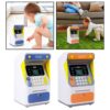 Mini ATM Bank Machine Piggy Bank Pretend Play Electronic Early Development Saving Bank for Holiday Present Ages  Boys Girls