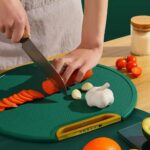 Cutting Board PE Mildew Proof Household Fruit Kitchen Non Slip Bone Chopping Board Plastic Chopping Board Kitchen Cooking Tools