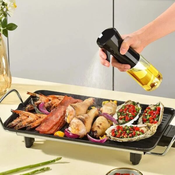 Oil Spray Pot Kitchen Household Edible Olive Oil Spray Bottle Atomized Misty Oil Tank Air Fryer Spray Bottle