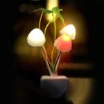 Novelty Mushroom Fungus Night Light Light Sensor LED Colorful Mushroom Lamp Led Night Lights
