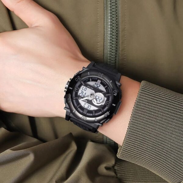 Digital Sport Watch for Men Multifunctional Thermometer Countdown Calendar Mens Wristwatches Waterproof Reloj Hombre