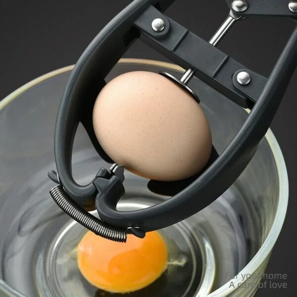 Stainless Steel Eggshell Opener Scissor Cracker Egg Yolk White Separator Eggshell Breaker Cutter Egg Cracker Separator