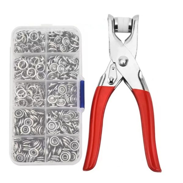 Metal Snap Button Kit Pliers Snap Fasteners Kit Craftsmanship DIY Metal Snaps Buttons Bag DIY Sewing Supplies