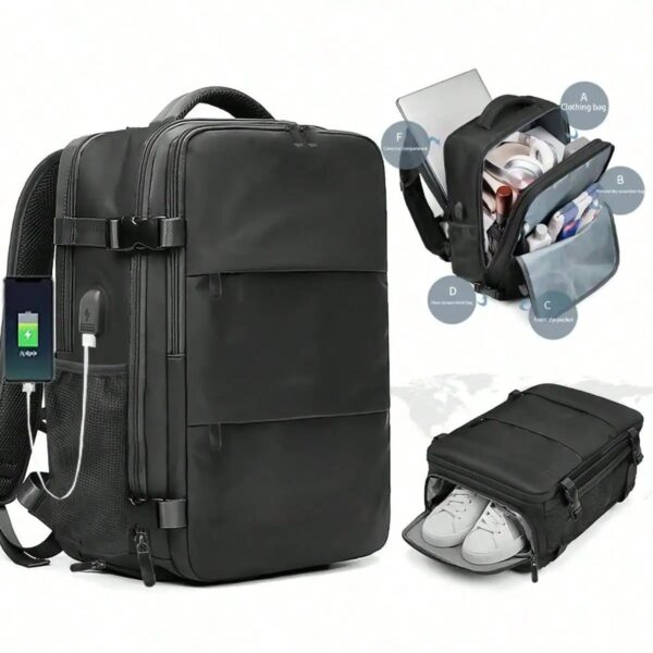 Multifunctional Business Travel Backpack Suitable For Women, Men, White-Collar Workers, Outdoor Travel