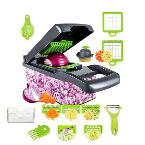 Multifunctional Vegetable Chopper Onion Chopper Handle Food Grate Food Chopper Kitchen Vegetable