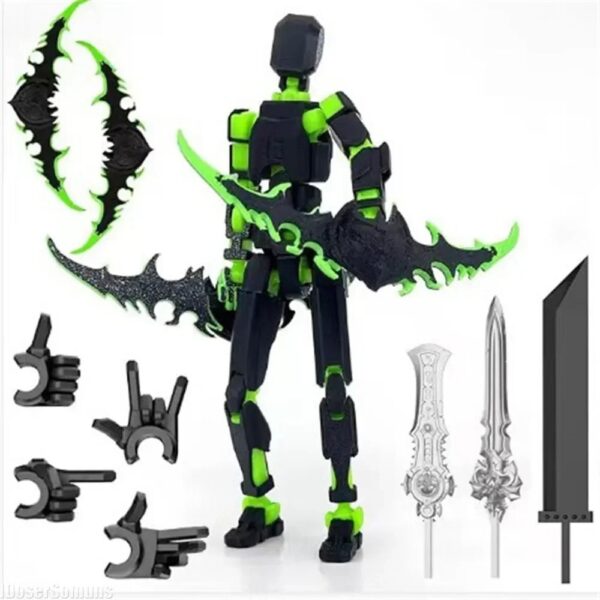 Dummy Figure Movable Joint Ornament Toys Shapeshift Robot Action DIY Mannequin Decompression Toys for Boy Gifts