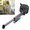 Retractable Clothes Drying Rack No Punching Laundry Drying Rack Wall Mount Suction Cup Drying Rack Travel Portable Hanger