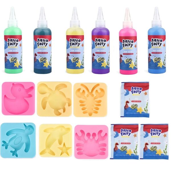 Magic Water Elf Solution Ocean Mold Companion For Aqua Fairy Gel Toy Set Handicrafts Kids Children Gift