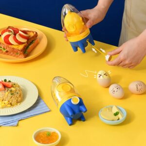 Egg Yolk Mixer Egg Mixer for Eggs Portable Golden Egg Maker Shell Egg Scrambler | Egg Spinner for Hard Boiled Eggs