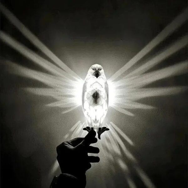 3D Bird Wall Lamp Owl Eagle Lamp Shape Projector Modern Creative Atmosphere Light Animal Lighting Lustre Art Decor
