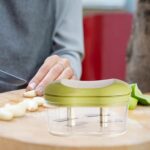 Vegetable Chopper Shredder Stainless Steel Kitchen Gadgets Manual Food Processor for Fruits Ginger Garlic Tomato Vegetable