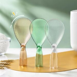 Rice Shovel Household Electric Rice Spoon Easy Clean Stand-up Rice Cooking Scoop Smooth Non-stick Rice Spoon Heat Resistant