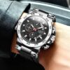 Man Wristwatch Waterproof Luminous Date Quartz Men Watch Big Dial Silicone Watches for Men Male Clock