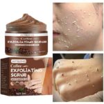 Coffee Body Scrub Cream Exfoliating Bleach Elbow Underarm Knee Melanin Pigmentation Whitening Remove Dead Skin Shower Scrub Care
