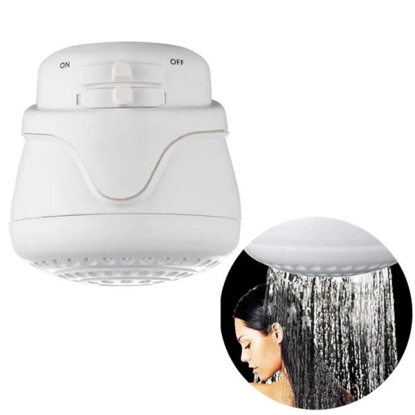 Electric For Bathroom faucet Round Shower Head Instant Hot Water Heater High Power Three-speed