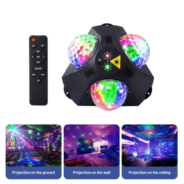 Party Light Disco Ball Light Laser Projector Light Stage Strobe Light Christmas Wedding Home Club Decoration