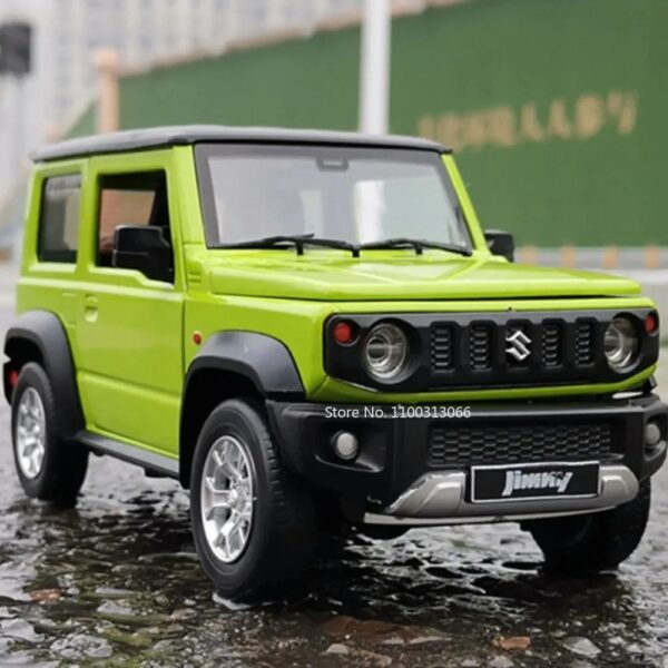 Jimny Alloy Diecast Car Models Off-Road Vehicles Toy with Sound and Light Car Model Simulation Collection Kids Gifts