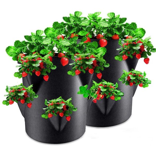 Multi-Mouth Grow Bag Gallons Strawberry Tomato Planting Bags Reusable Gardens Balconies Flower Herb Planter