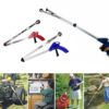 Household Garbage Picker Folding Alloy Clip Trash Grabber for Garden Leaves Waste Pick Up