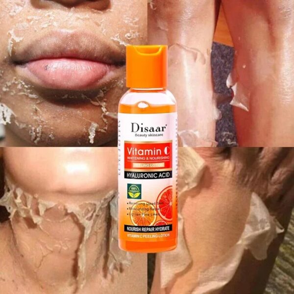 Yellow Peeling Lotion Oil Organic Bleaching Dark Skin Exfoliating Whitening Nourishing Hyaluronic Acid Moisturiz Body Scrub