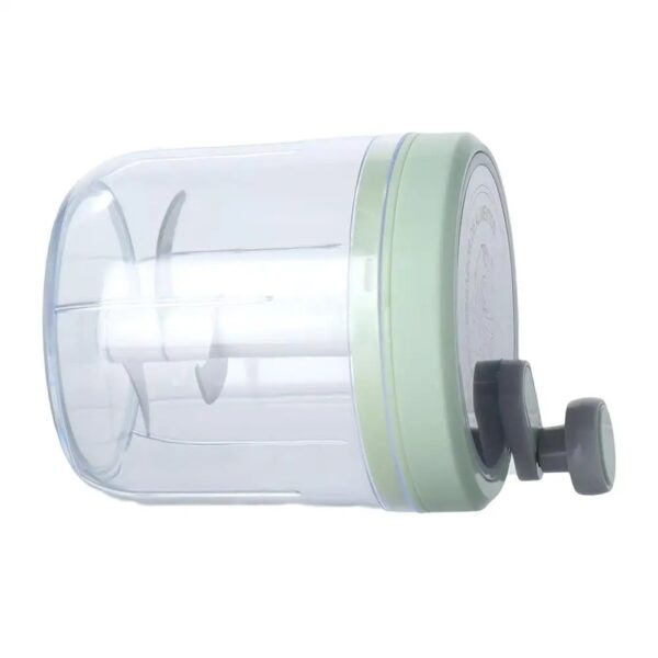 Green Food Processor Kitchen Gadgets 200ml/400ml Vegetable Chopper Blender Stainless Steel Blades Manual Pull Food Chopper