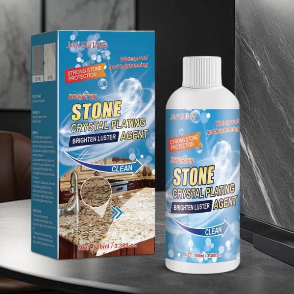 Stone Stain Remover Cleaner Effective Removal of Oxidation Rust Stains Stone Crystal Planting Brighten Luster Agent For Floor