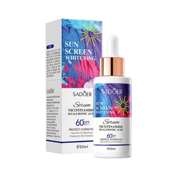 Face Body Sunscreen Refreshing Waterproof Facial Sun Block Moisturizing Long Lasting Hydrating Anti Oxidant Face Serum