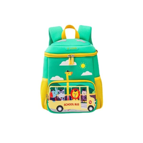 Children School Bags for Boys Girls Cute Kids Cartoon Printing BUS CAR Backpacks Kindergarten Schoolbags Toddler Baby Book Bags