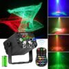 Dream Aurora Pattern Projector DJ Disco Light Party RGB LED Bar Dance Room Birthday Stage Effect USB Remote Control