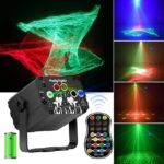 Dream Aurora Pattern Projector DJ Disco Light Party RGB LED Bar Dance Room Birthday Stage Effect USB Remote Control