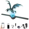 Porgrammable 3D Hologram Fan Projector HD WiFi for Advertising Holographic Displays