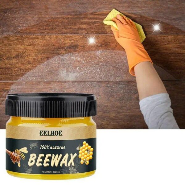 Wood Seasoning Beeswax Waterproof Furniture Polishing Brighten Care Wax Floor Cleaning Maintenance Wood Care For Tables Chairs