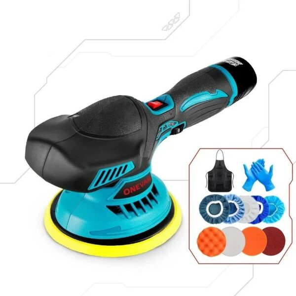 Mini Polisher 6Gears Car Polishing Machine 12V Electric Cars Polish Machines Adjustment Speeds Power Tool